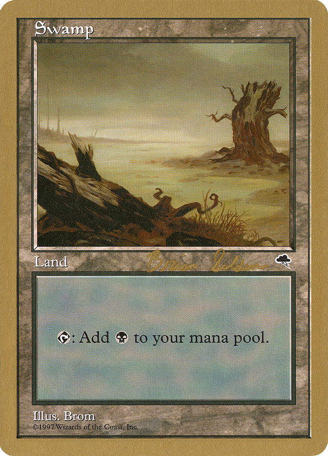 Swamp (bs340) (Brian Selden) [World Championship Decks 1998] | The Gaming-Verse