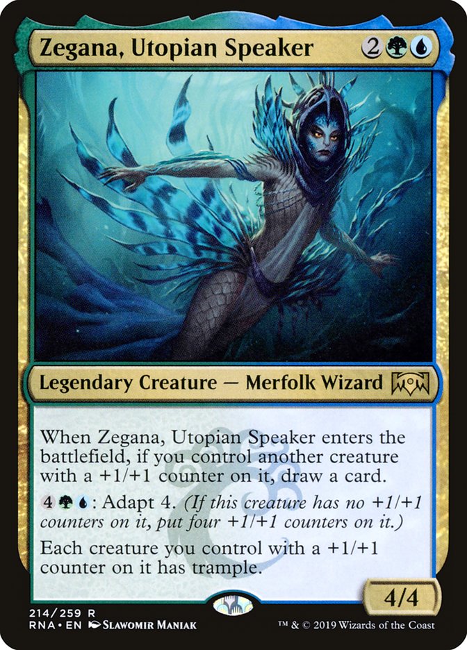 Zegana, Utopian Speaker [Ravnica Allegiance] | The Gaming-Verse