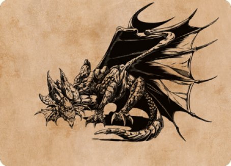 Ancient Copper Dragon Art Card (52) [Commander Legends: Battle for Baldur's Gate Art Series] | The Gaming-Verse