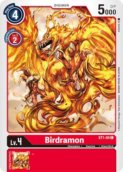 Birdramon [ST1-05] [Starter Deck: Gaia Red] | The Gaming-Verse