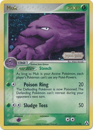 Muk (11/92) (Stamped) [EX: Legend Maker] | The Gaming-Verse