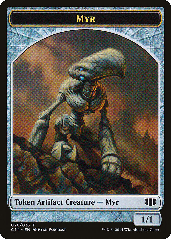 Myr // Pentavite Double-sided Token [Commander 2014 Tokens] | The Gaming-Verse