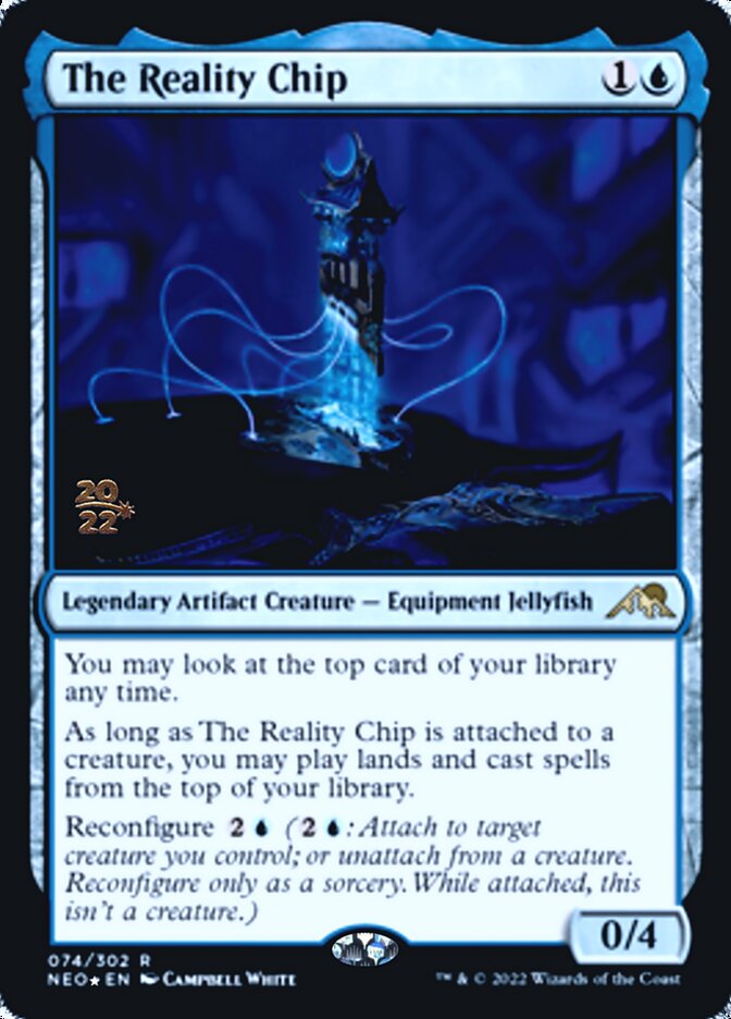 The Reality Chip [Kamigawa: Neon Dynasty Prerelease Promos] | The Gaming-Verse