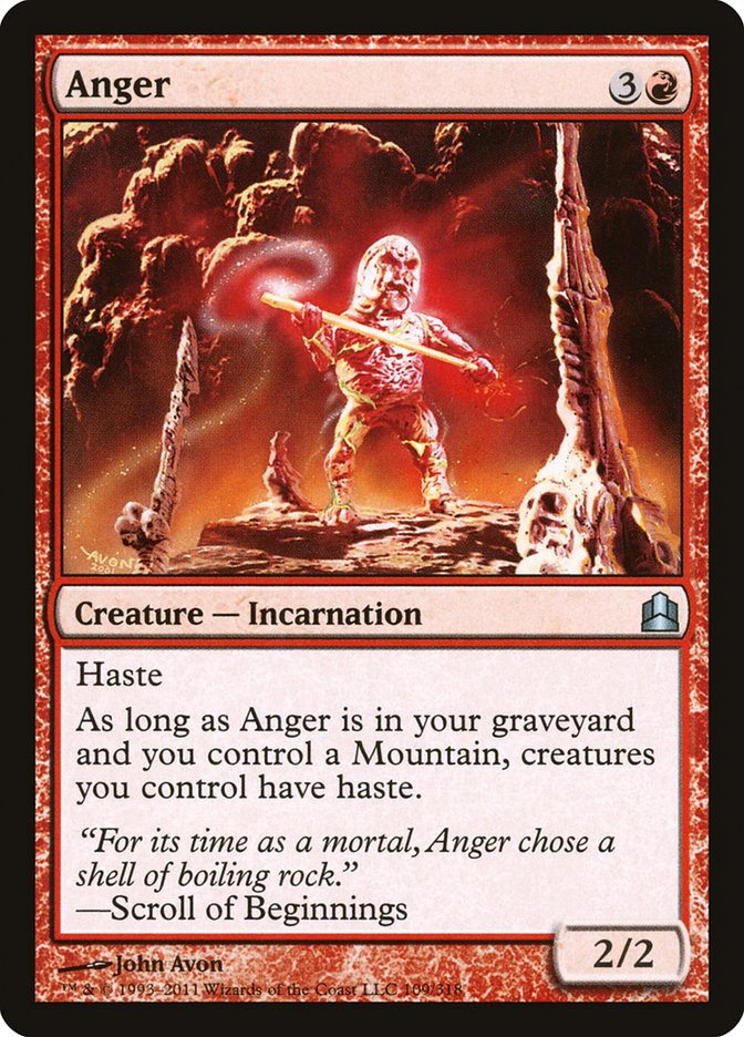 Anger [Commander 2011] | The Gaming-Verse