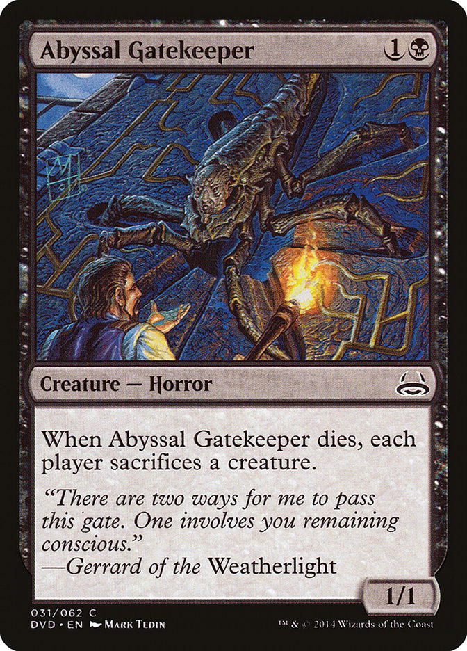 Abyssal Gatekeeper (Divine vs. Demonic) [Duel Decks Anthology] | The Gaming-Verse