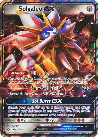 Solgaleo GX (89/149) (Jumbo Card) [Sun & Moon: Base Set] | The Gaming-Verse