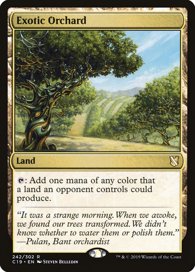 Exotic Orchard [Commander 2019] | The Gaming-Verse