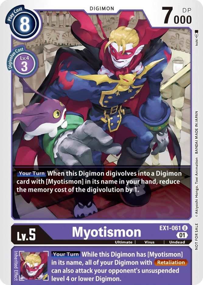 Myotismon [EX1-061] (Winner Pack X Record) [Classic Collection Promos] | The Gaming-Verse