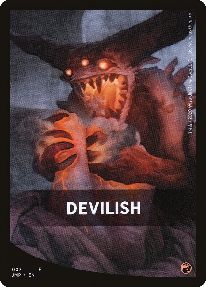 Devilish Theme Card [Jumpstart Front Cards] | The Gaming-Verse