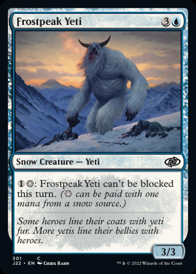 Frostpeak Yeti [Jumpstart 2022] | The Gaming-Verse