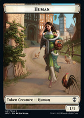 Eldrazi Spawn // Human Double-sided Token [Streets of New Capenna Commander Tokens] | The Gaming-Verse