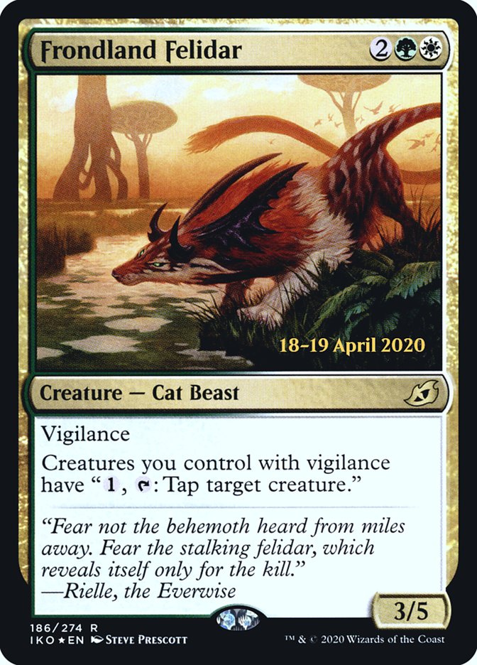 Frondland Felidar  [Ikoria: Lair of Behemoths Prerelease Promos] | The Gaming-Verse