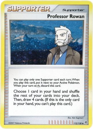 Professor Rowan (112/130) (Cosmos Holo) [Diamond & Pearl: Base Set] | The Gaming-Verse