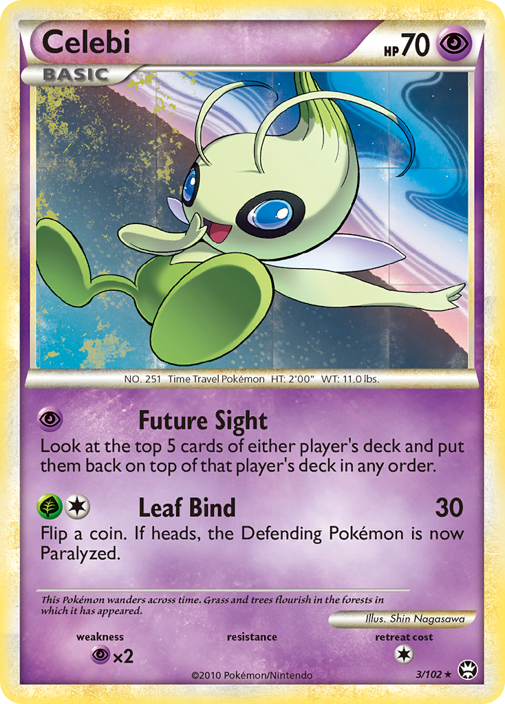 Celebi (3/102) [HeartGold & SoulSilver: Triumphant] | The Gaming-Verse