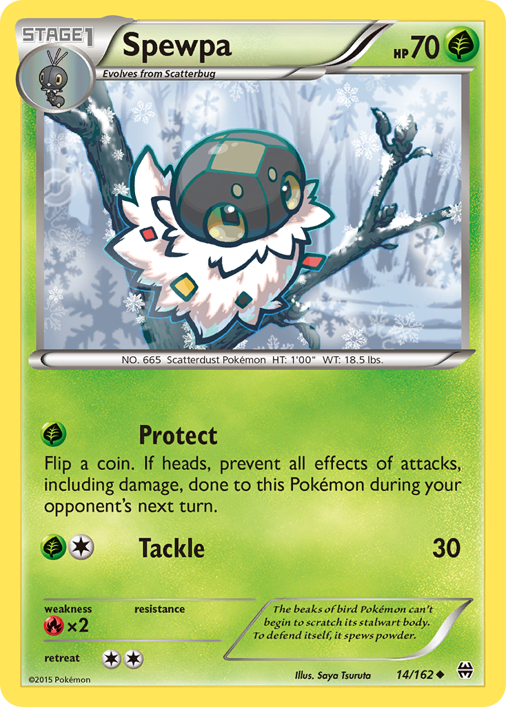 Spewpa (14/162) [XY: BREAKthrough] | The Gaming-Verse