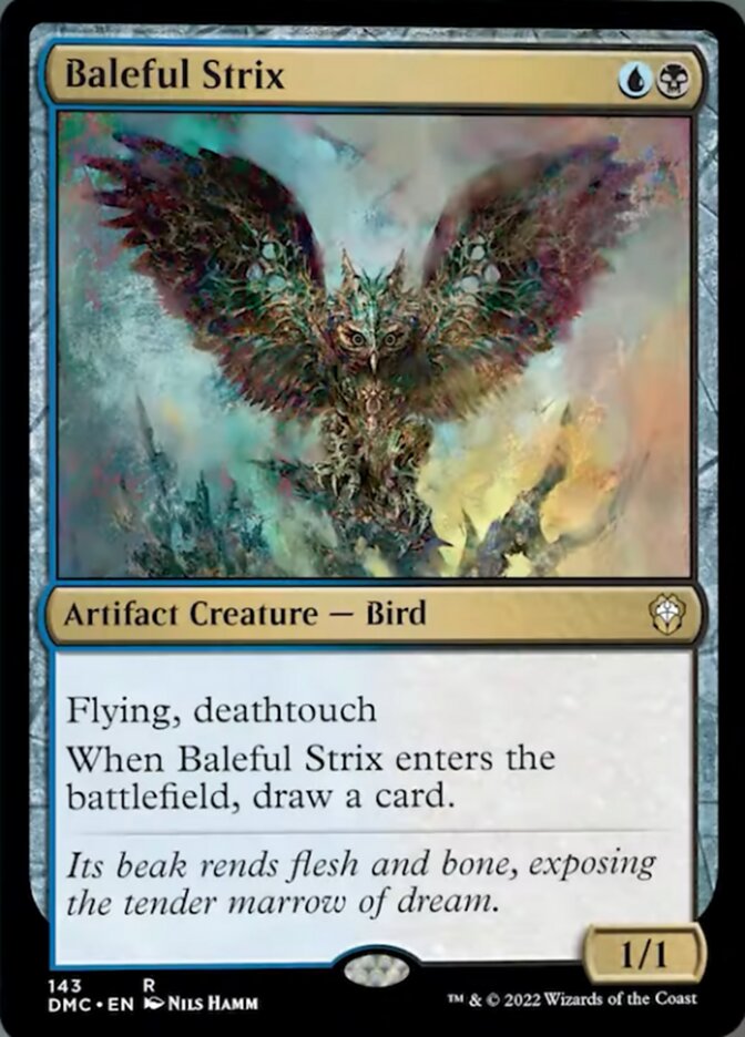 Baleful Strix [Dominaria United Commander] | The Gaming-Verse