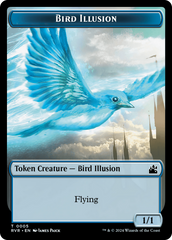 Goblin (0008) // Bird Illusion Double-Sided Token [Ravnica Remastered Tokens] | The Gaming-Verse