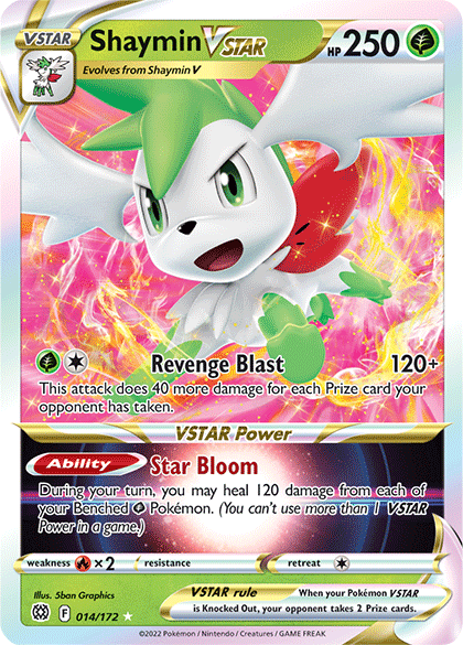 Shaymin VSTAR (014/172) [Sword & Shield: Brilliant Stars] | The Gaming-Verse