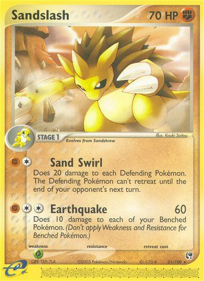 Sandslash (21/100) [EX: Sandstorm] | The Gaming-Verse