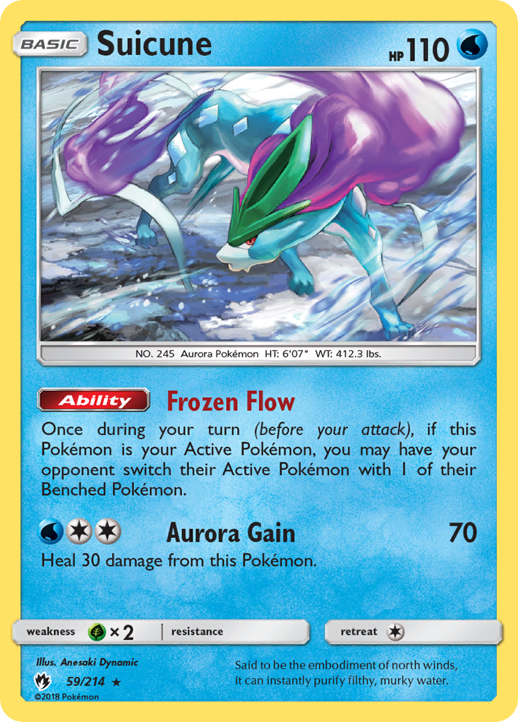 Suicune (59/214) [Sun & Moon: Lost Thunder] | The Gaming-Verse