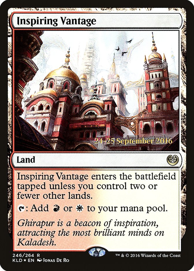 Inspiring Vantage  [Kaladesh Prerelease Promos] | The Gaming-Verse