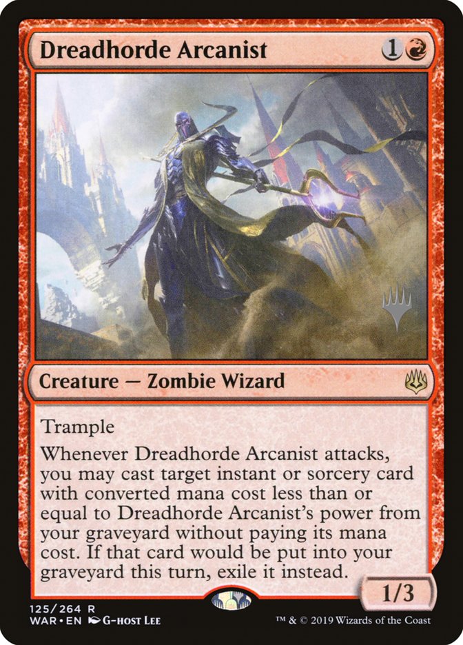 Dreadhorde Arcanist (Promo Pack) [War of the Spark Promos] | The Gaming-Verse