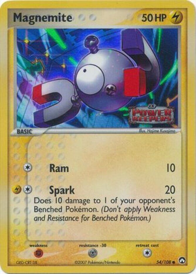 Magnemite (54/108) (Stamped) [EX: Power Keepers] | The Gaming-Verse