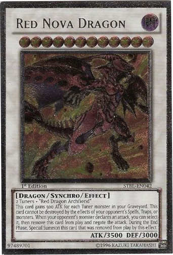 Red Nova Dragon [STBL-EN042] Ultimate Rare | The Gaming-Verse