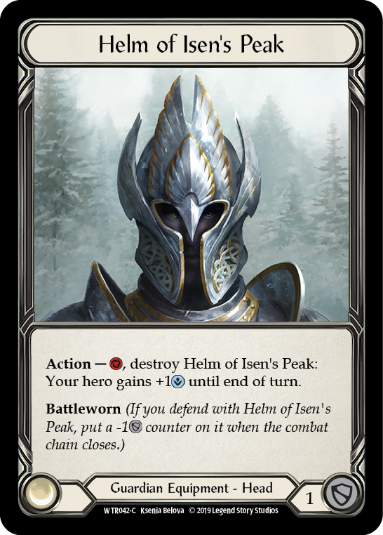 Helm of Isen's Peak [WTR042-C] Alpha Print Normal | The Gaming-Verse