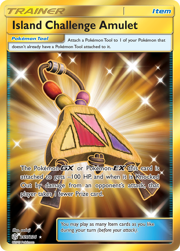 Island Challenge Amulet (265/236) [Sun & Moon: Cosmic Eclipse] | The Gaming-Verse