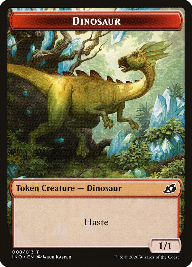 Dinosaur Token [Ikoria: Lair of Behemoths] | The Gaming-Verse