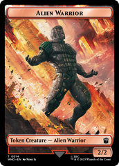 Alien Rhino // Alien Warrior Double-Sided Token [Doctor Who Tokens] | The Gaming-Verse