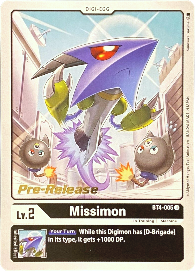 Missimon [BT4-005] [Great Legend Pre-Release Promos] | The Gaming-Verse