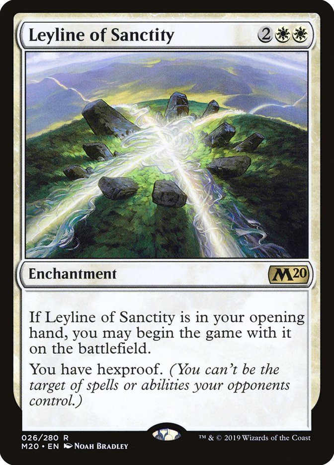 Leyline of Sanctity [Core Set 2020] | The Gaming-Verse