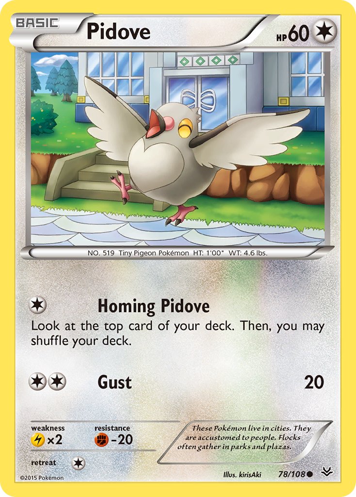 Pidove (78/108) [XY: Roaring Skies] | The Gaming-Verse