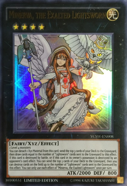 Minerva, the Exalted Lightsworn [YCSW-EN008] Ultra Rare | The Gaming-Verse