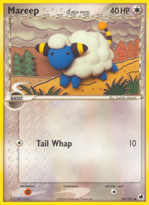 Mareep (54/101) (Delta Species) [EX: Dragon Frontiers] | The Gaming-Verse