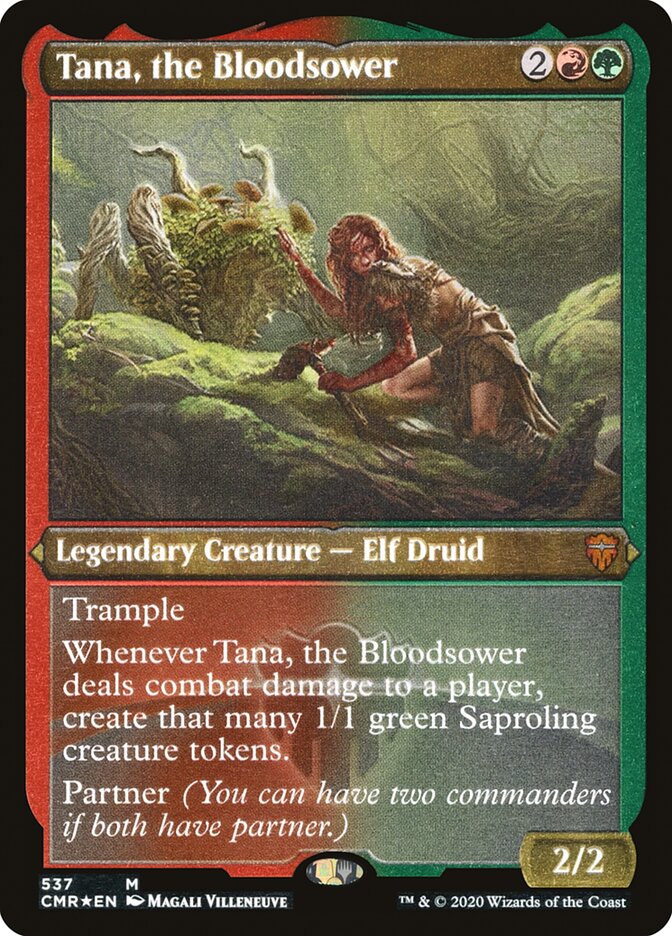 Tana, the Bloodsower [Commander Legends Etched] | The Gaming-Verse