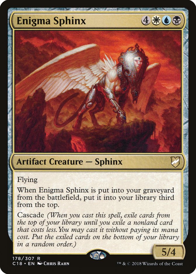 Enigma Sphinx [Commander 2018] | The Gaming-Verse