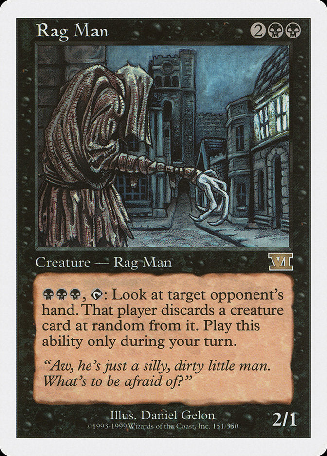 Rag Man [Classic Sixth Edition] | The Gaming-Verse