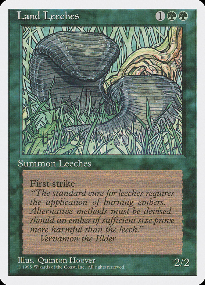 Land Leeches [Fourth Edition] | The Gaming-Verse