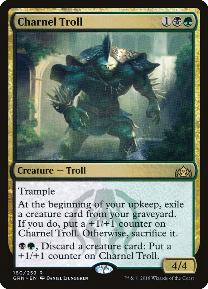 Charnel Troll [Guilds of Ravnica] | The Gaming-Verse