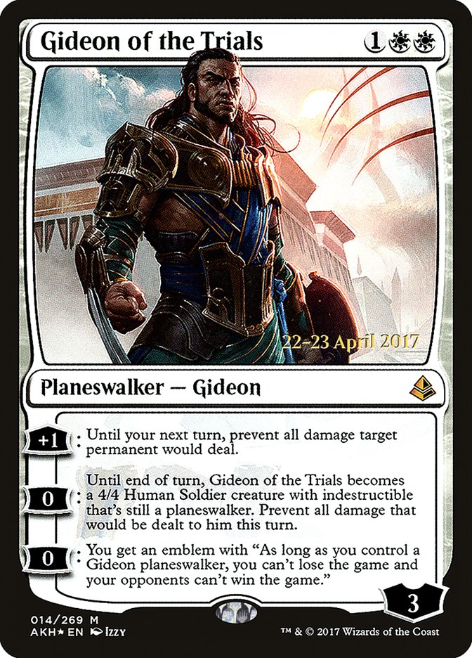 Gideon of the Trials  (Prerelease) [Amonkhet Prerelease Promos] | The Gaming-Verse