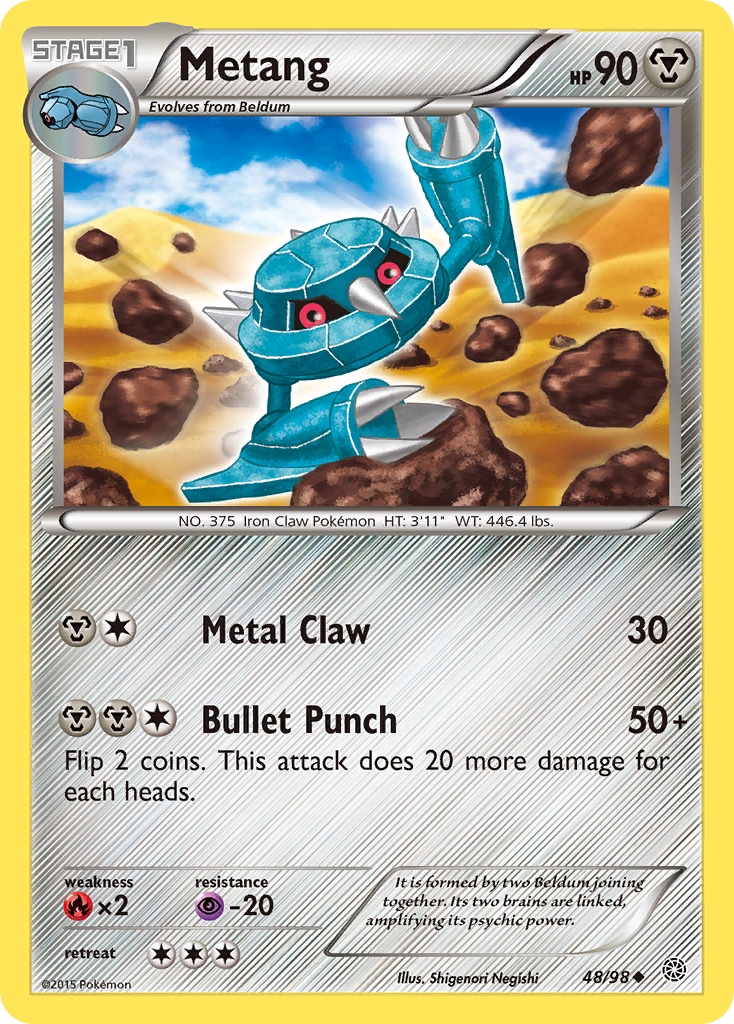 Metang (48/98) [XY: Ancient Origins] | The Gaming-Verse