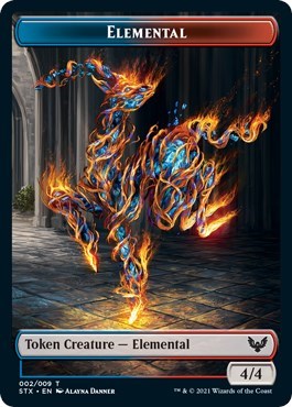 Elemental // Pest Token [Strixhaven: School of Mages Tokens] | The Gaming-Verse