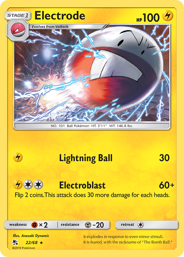 Electrode (22/68) [Sun & Moon: Hidden Fates] | The Gaming-Verse