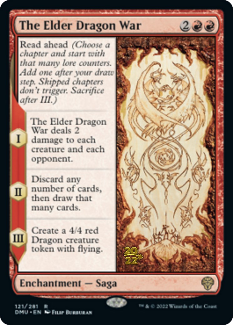 The Elder Dragon War [Dominaria United Prerelease Promos] | The Gaming-Verse