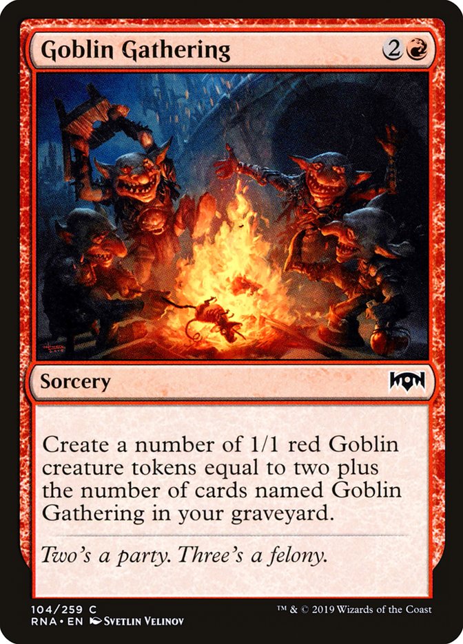 Goblin Gathering [Ravnica Allegiance] | The Gaming-Verse