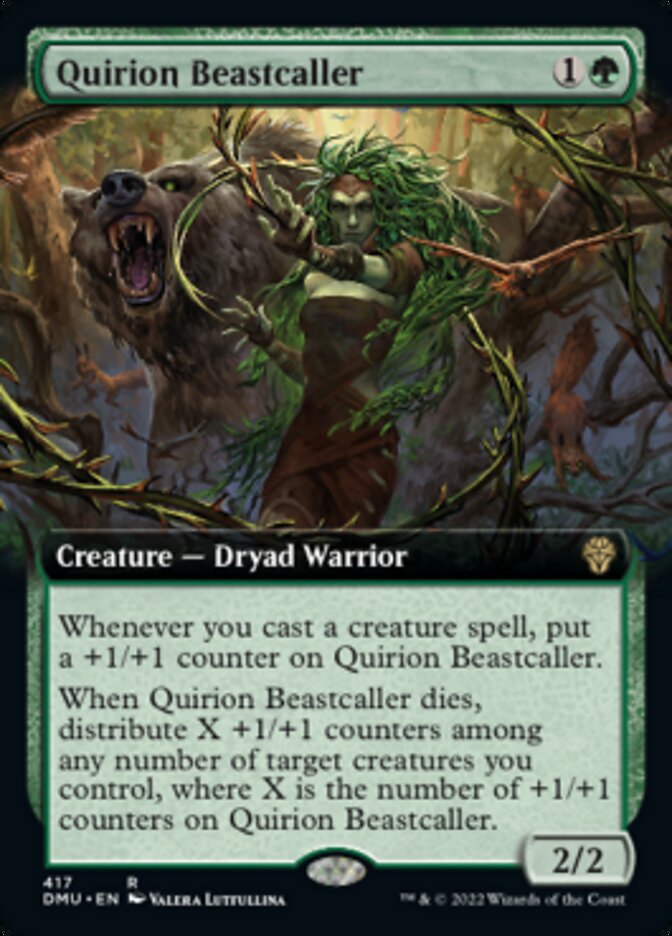 Quirion Beastcaller (Extended Art) [Dominaria United] | The Gaming-Verse