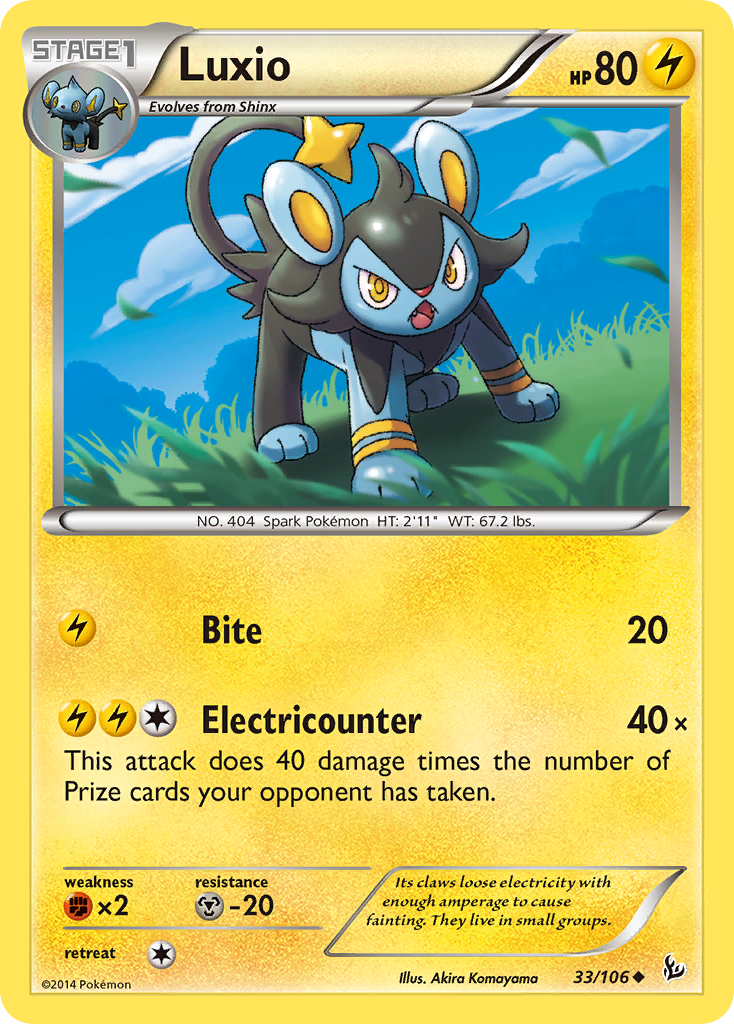 Luxio (33/106) [XY: Flashfire] | The Gaming-Verse